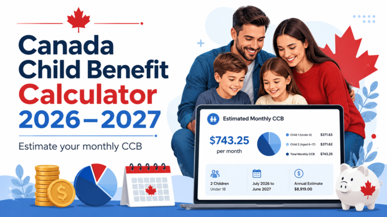 Canada Child Benefit Calculator 2026–2027